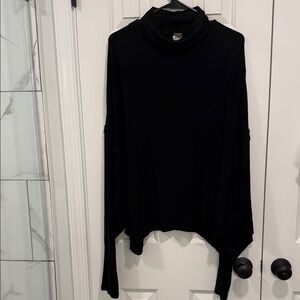 We The Free Black Turtleneck Tunic